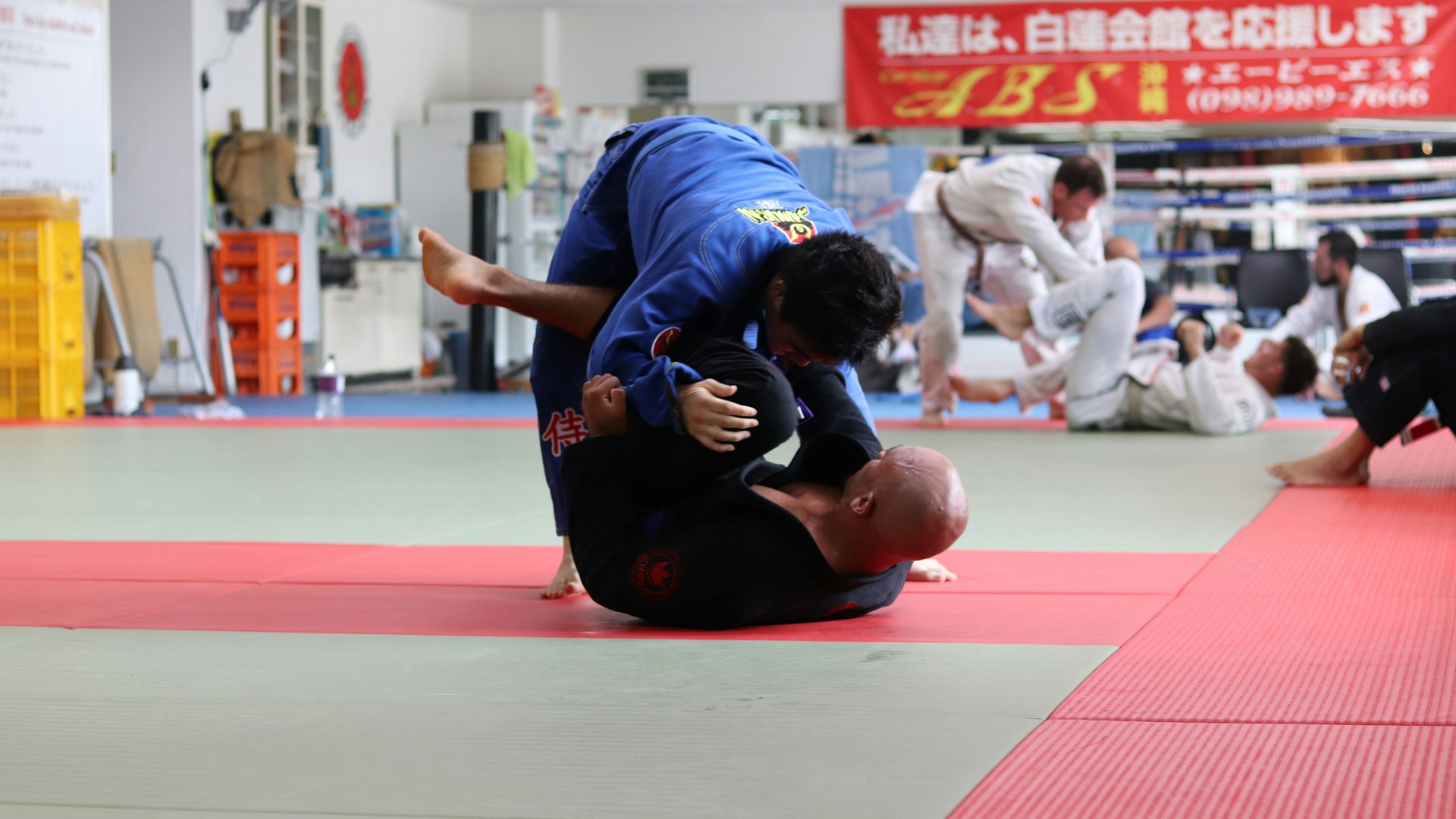 Contact CTA – Dojo Atmosphere (1920×1080) Atmospheric martial arts training hall